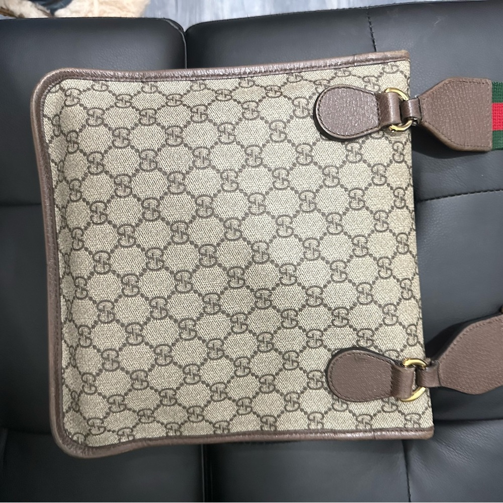 Gucci Beige and Brown Crossbody Bag - Picture 5 of 10